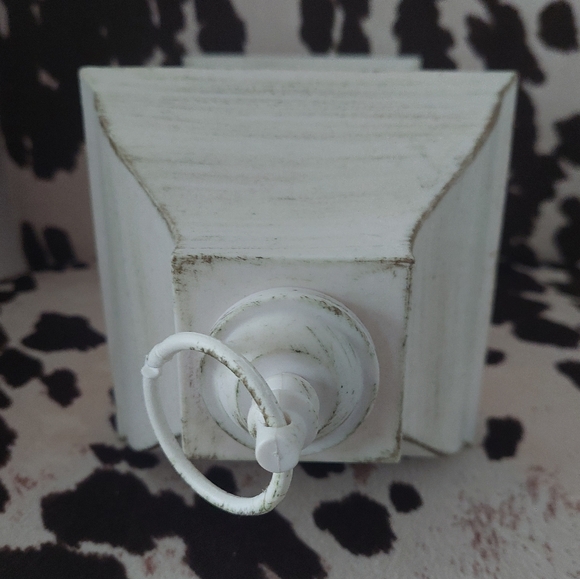 White Lantern with LED Candle - Picture 6 of 8